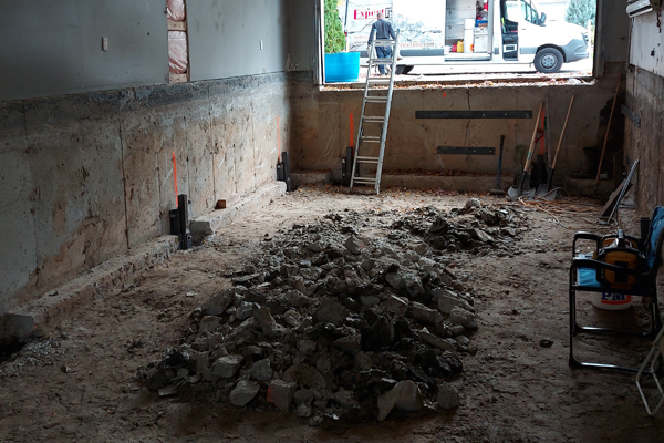 Stabilisation de fondation sur pieux intérieur | Expertises Derotechno